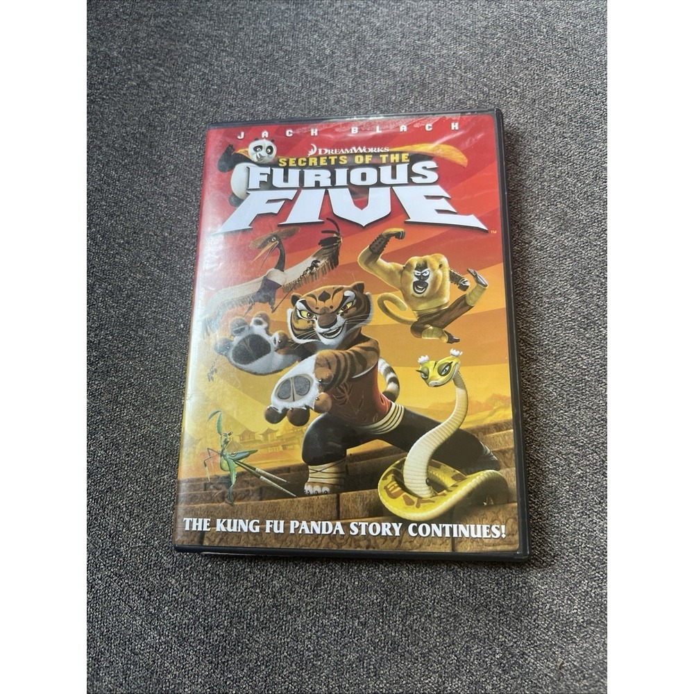 Jack black secrets of the furious five DVD Kong Fu panda story continues!